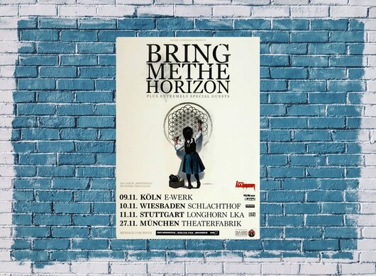 Bring Me The Horizon - Emire , Mnchen 2013 - Konzertplakat
