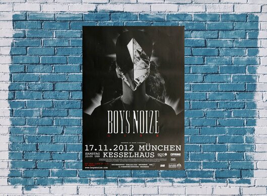 Boys Noize - TXC Live , Mnchen 2012 - Konzertplakat