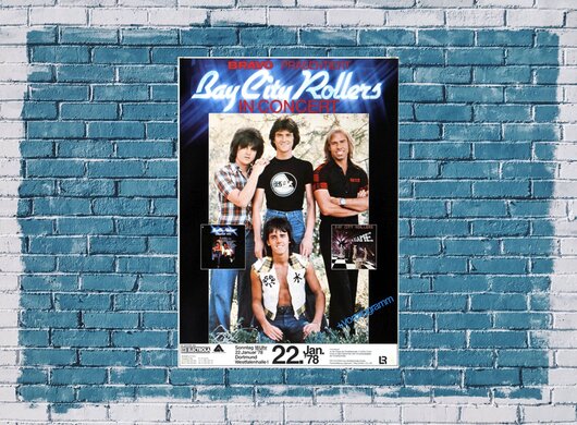 Bay City Rollers - Where Will I Be Now, Dortmund 1978 - Konzertplakat