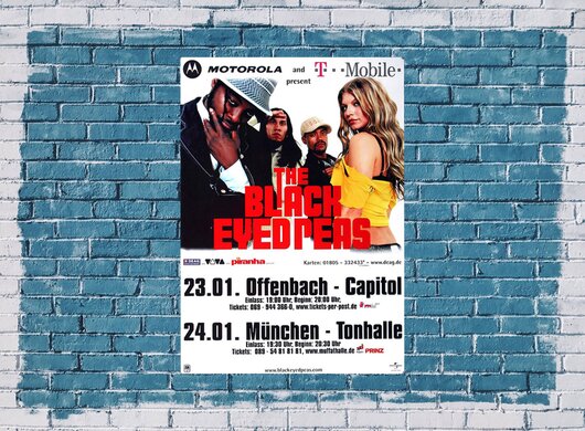 The Black Eyed Peas - Elephunk, Offenbach & Mnchen 2003 - Konzertplakat