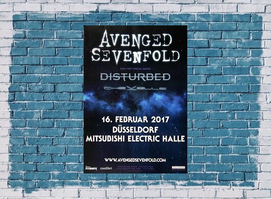 Avenged Sevenfold - The Stage , Dsseldorf 2017 - Konzertplakat