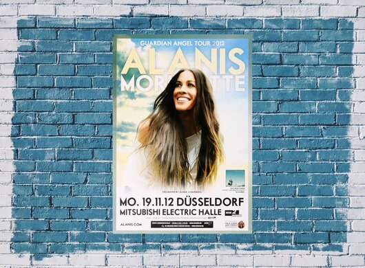 Alanis Morissette - Guardian Angel , Dsseldorf 2012 - Konzertplakat