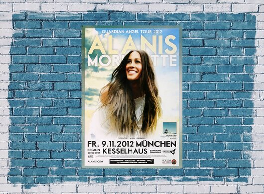 Alanis Morissette - Guardian Angel , Mnchen 2012 - Konzertplakat
