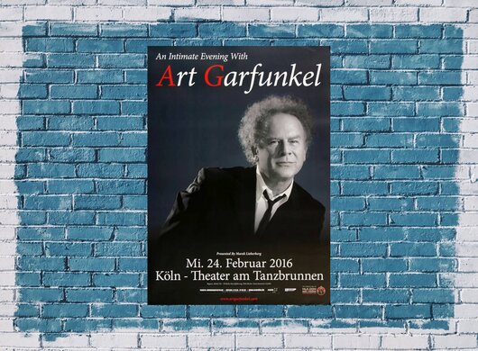 Art Garfunkel - In Concert , Kln 2015 - Konzertplakat