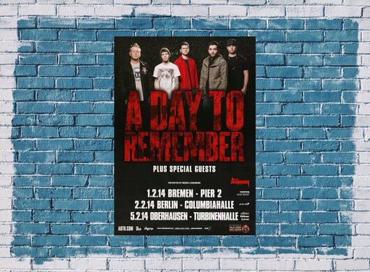 A Day To Remember, Good Things, Berlin, 2014, Konzertplakat