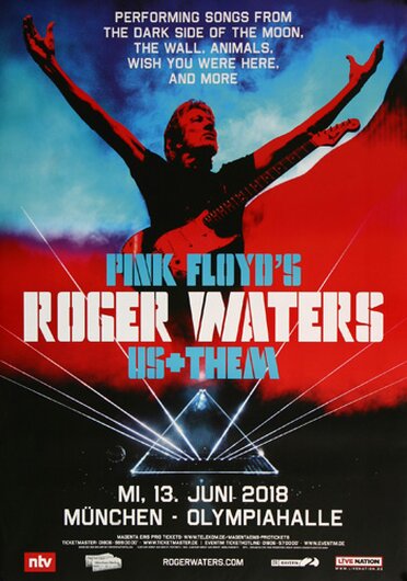 Roger Waters - Performing , Mnchen 2018 - Konzertplakat