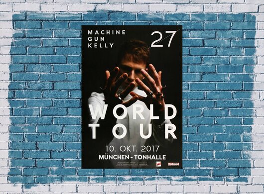 Machine Gun Kelly - Twenty Seven , Mnchen 2017 - Konzertplakat