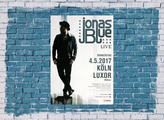 Jonas Blue - Live, Kln 2017 - Konzertplakat