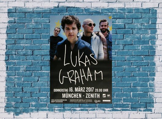 Lukas Graham - Blue Concert , München 2017 - Konzertplakat