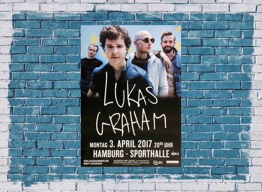 Lukas Graham - Blue Concert , Hamburg 2017 - Konzertplakat