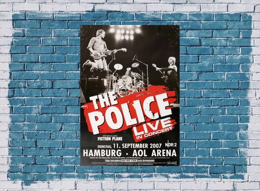 The Police - Certifiable , Hamburg 2007 - Konzertplakat