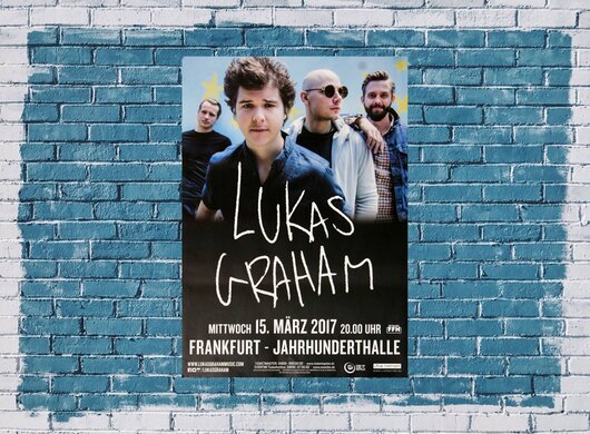Lukas Graham - Blue Concert , Frankfurt 2017 - Konzertplakat