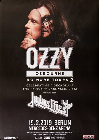 Ozzy Osbourne - No More Tours, Berlin 2019 - Konzertplakat