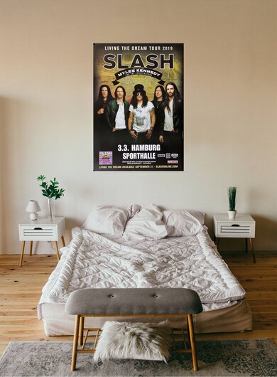 Slash - Living The Dream, Hamburg 2019 - Konzertplakat