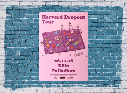 Lil Pump - Harverd Dropout Tour, Köln 2018 - Konzertplakat