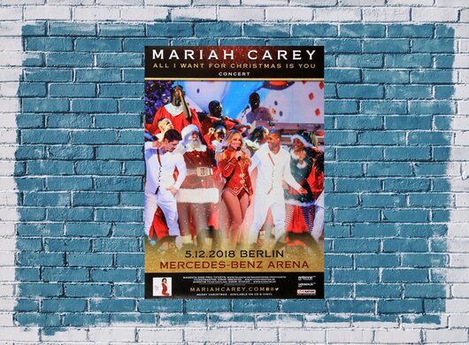 Mariah Carey - Christmas , Berlin 2018 - Konzertplakat