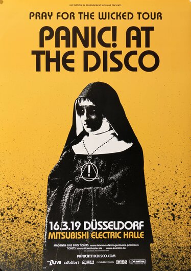 Panic At The Disco - The Wicked, Düsseldorf 2019 - Konzertplakat