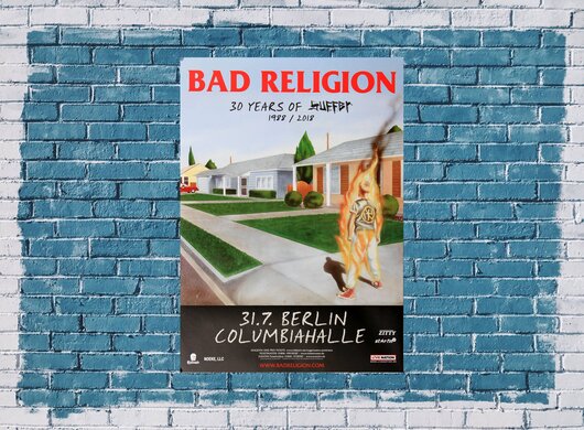 Bad Religion - 30 Yeary Of Suffer, Berlin 2018 - Konzertplakat