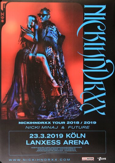 Nicki Minaj & Future - Nickihndrxx, Köln 2019 - Konzertplakat