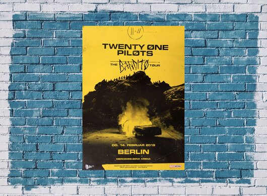 Twenty One Pilots - The Banditos, Berlin 2019 - Konzertplakat