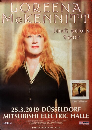 Loreena McKennitt - Lost Soul, Düsseldorf 2019 - Konzertplakat