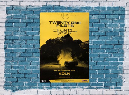 Twenty One Pilots - The Banditos, Köln 2019 - Konzertplakat