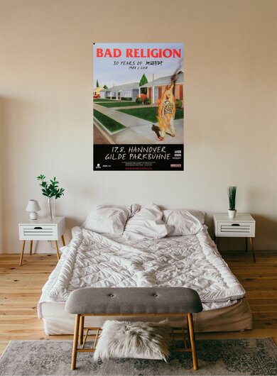 Bad Religion - 30 Years Of Suffer, Hannover 2018 - Konzertplakat