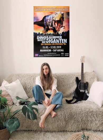 Dinosaurier - Im Reich der Giganten, Mannheim 2019 - Konzertplakat