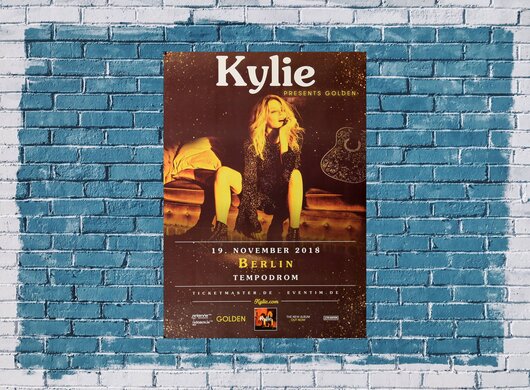 Kylie - Golden, Berlin 2018 - Konzertplakat
