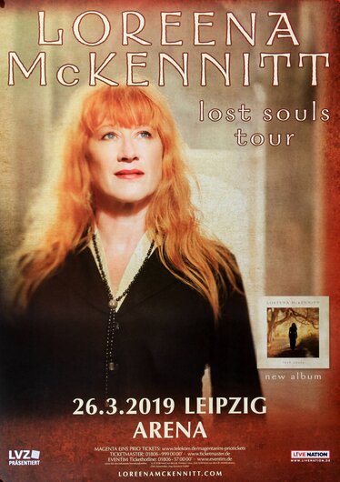 Loreena McKennitt - Lost Soul, Leipzig 2019 - Konzertplakat