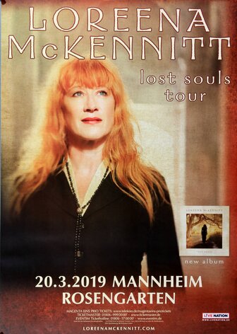 Loreena McKennitt - Lost Soul, Mannheim 2019 - Konzertplakat