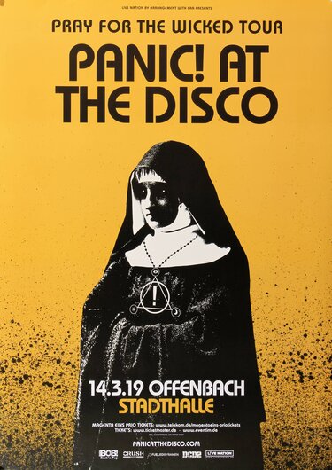 Panic At The Disco - The Wicked, Frankfurt 2019 - Konzertplakat