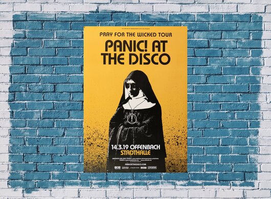 Panic At The Disco - The Wicked, Frankfurt 2019 - Konzertplakat