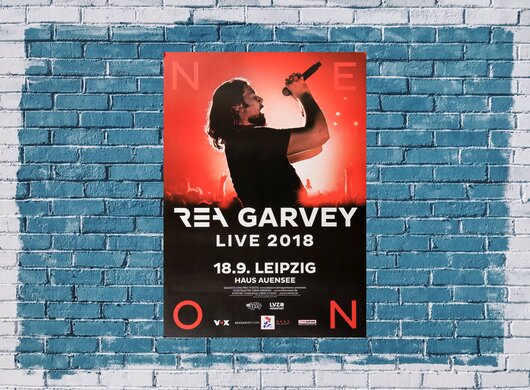 Rea Garvey - Live, Leipzig 2018 - Konzertplakat