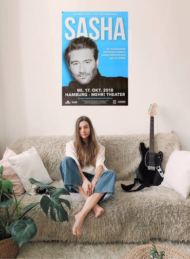 Sasha - 20 Jahre, Hamburg 2018 - Konzertplakat