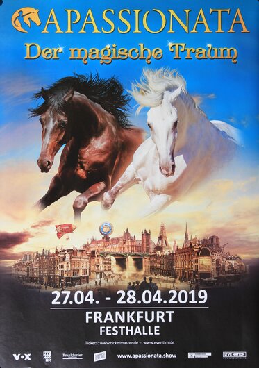 Apassionata - Der magische Traum, Frankfurt 2019 - Konzertplakat