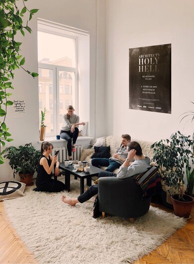 Architects - Holly Hell, Offenbach 2019 - Konzertplakat