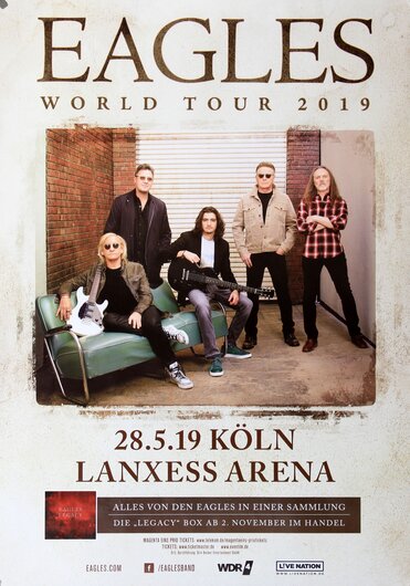 Eagles - World Tour, Köln 2019 - Konzertplakat