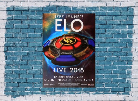 ELO - Electric Light Orchestra - Jeff Lynne´s, Berlin 2018 - Konzertplakat