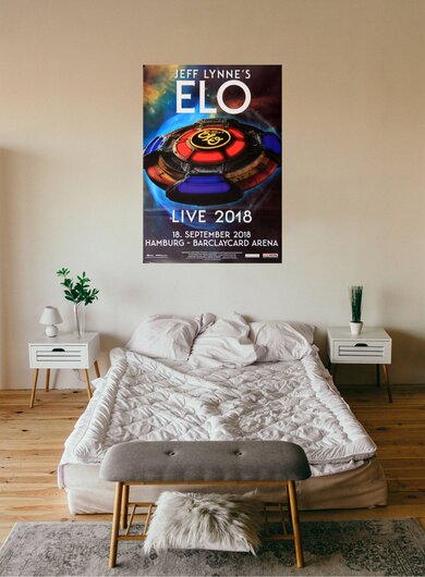 E L O  - Jeff Lynne´s, Hamburg 2018 - Konzertplakat