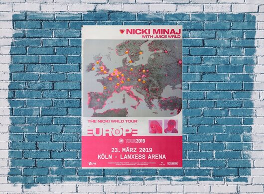 Nicki Minaj & Future - World Tour Europe, Köln 2019 - Konzertplakat