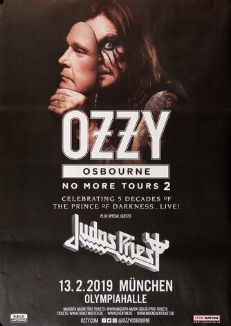 Ozzy Osbourne - No More Tours, München, 2019, Konzertplakat