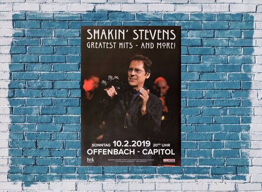 Shakin` Stevens - Greatest Hits, Offenbach 2019 - Konzertplakat