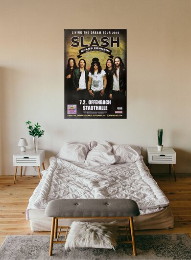 Slash - Living The Dream, Offenbach 2019 - Konzertplakat