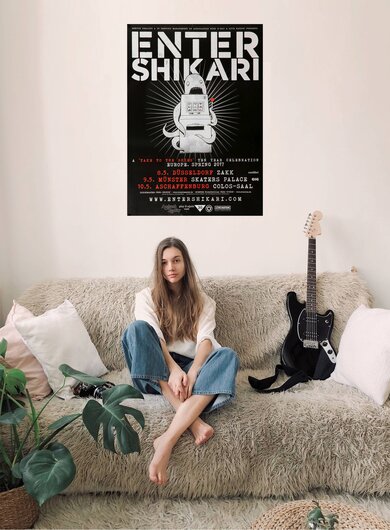 Enter Shikari - Take To The Skies, Tour 2017 - Konzertplakat