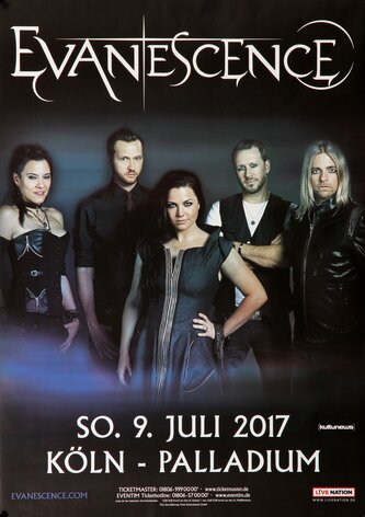 EvaneScence - Synthesis, Köln 2017 - Konzertplakat