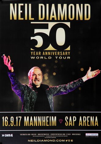 Neil Diamond - 50 Years World Tour, Mannheim 2017 -...