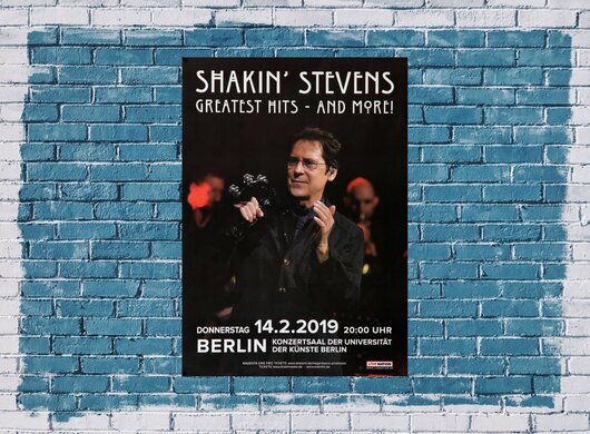 Shakin` Stevens - Greatest Hits, Berlin 2019 - Konzertplakat