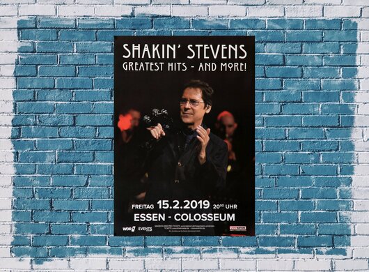 Shakin` Stevens - Greatest Hits, Essen 2019 - Konzertplakat