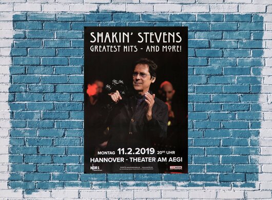 Shakin` Stevens - Greatest Hits, Hannover 2019 - Konzertplakat